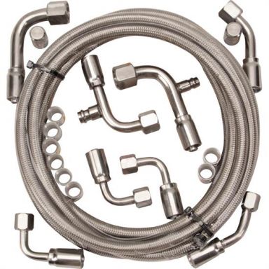 A/C Hose Kit - 90 DEGREE with Service Port