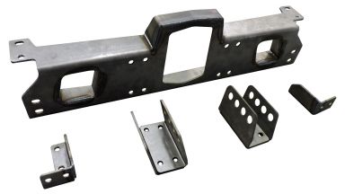 Long Bed Only - '63-'72 Long Bed Adjustable Trailing Arm/Carrier Bearing Crossmember for C10's