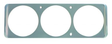 '37 Chevy Dash/Gauge Panel - 3 Holes - Plain